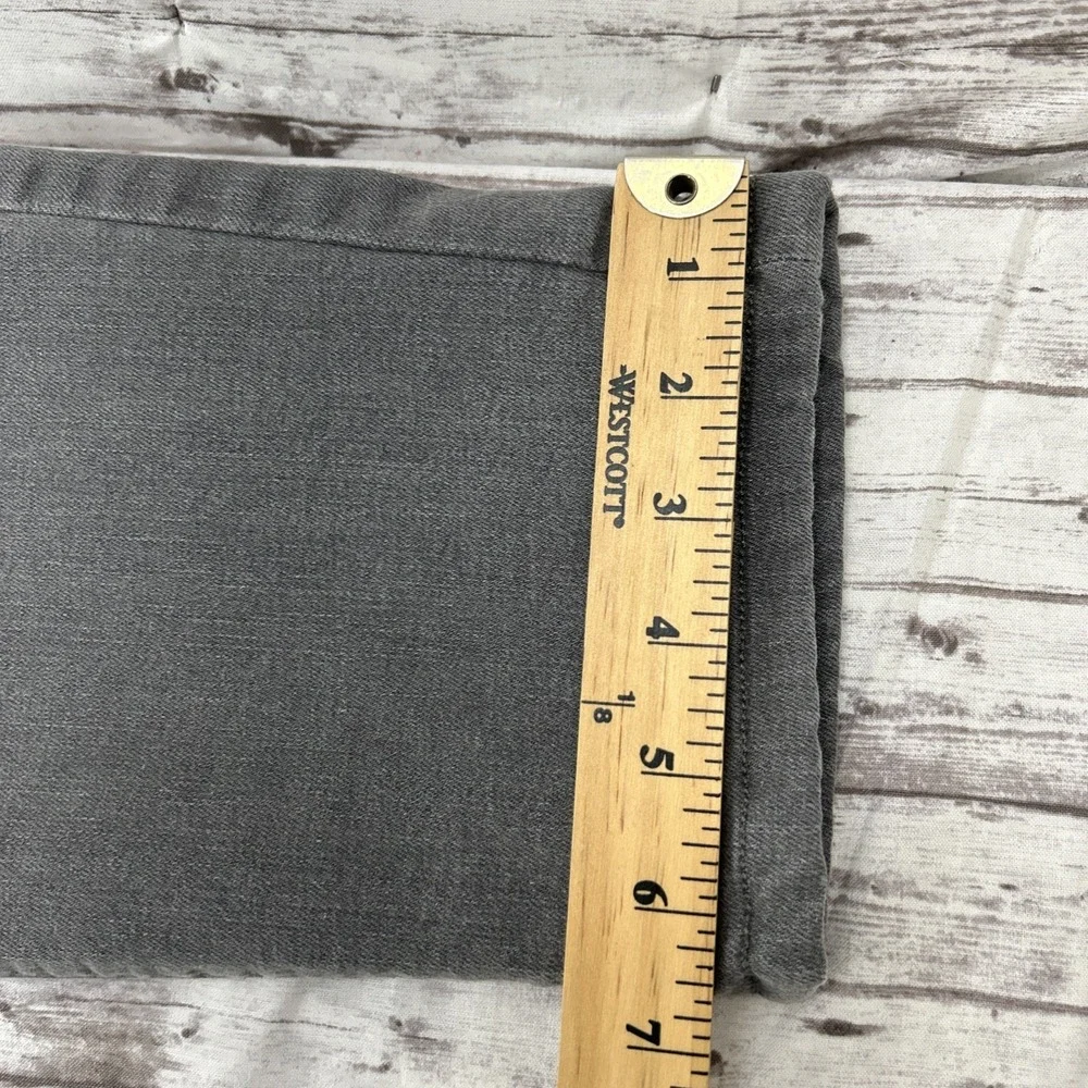 Eddie Bauer Boyfriend Jeans Women T10 Gray Mid Rise Flannel Lined Tall Relaxed
